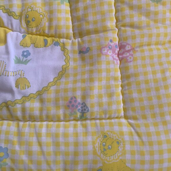 Vintage Pastel Kitsch Animal Print Toddler Sleeping Bag - Picture 8 of 9